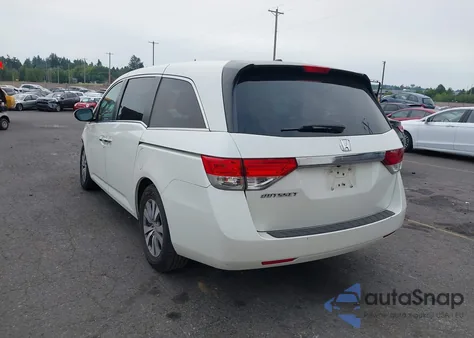 2017 Honda Odyssey Exl из США, поврежденный, VIN 5FNRL5H64HB015375